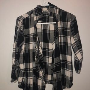 Plaid cardigan